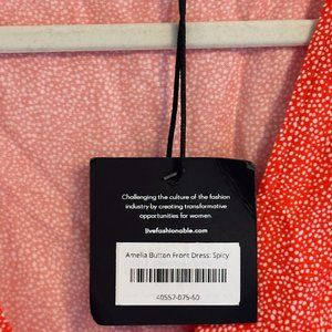 NWT - ABLE - Amelia Button Front Dress